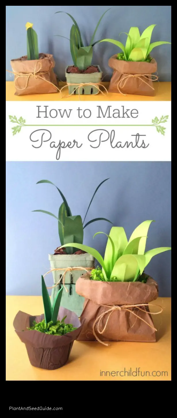 how to make paper plant