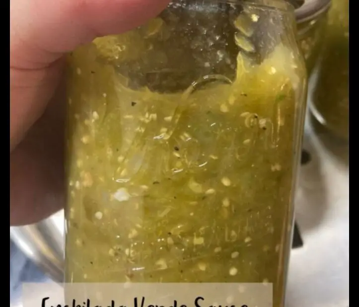 Green Tomato Enchilada Sauce a Step by Step Guide to Canning