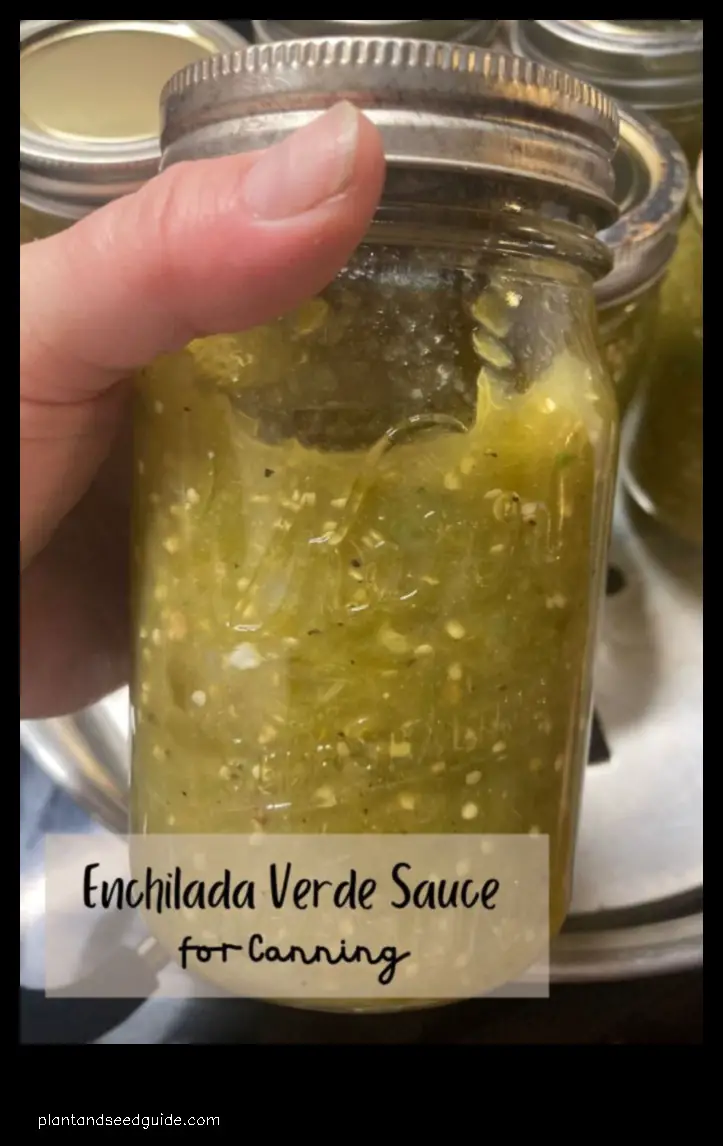 green tomato enchilada sauce canning