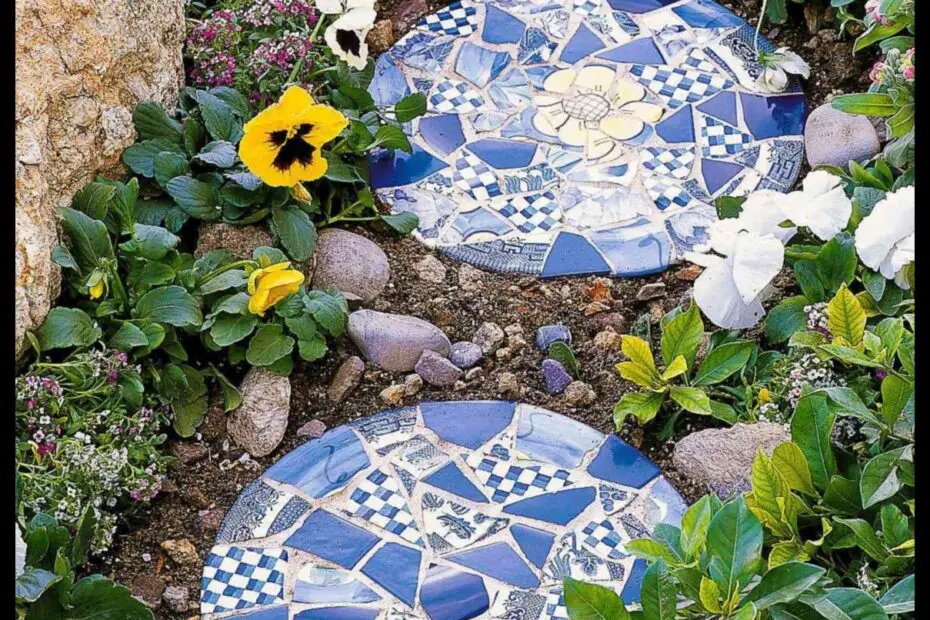 Mosaic Stepping Stone Patterns a Creative Way to Enhance Your Landscape