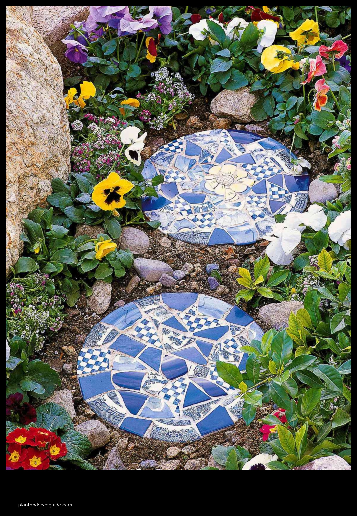 mosaic stepping stone patterns