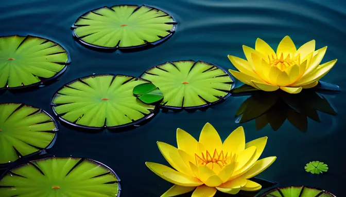 7. Yellow Water Lily
