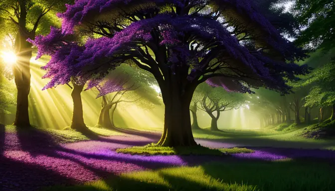 Discover the Mystical Tree with Purple Berries