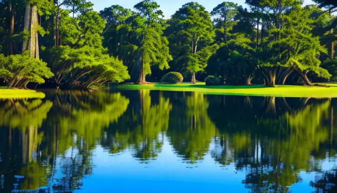 Dive into the Serenity of Cypress Trees in Water