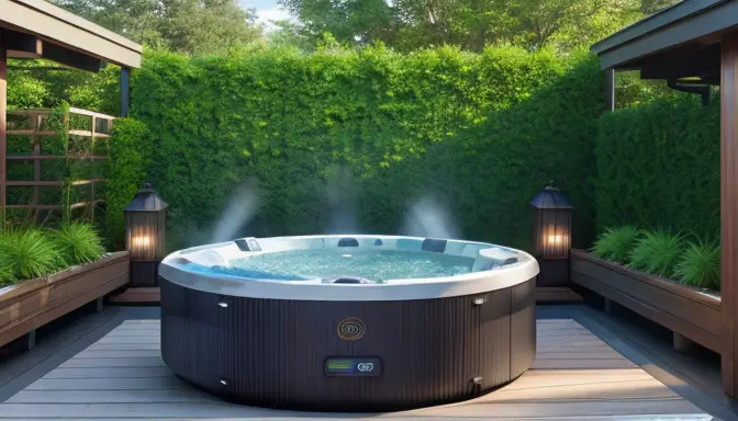 Japanese-inspired Zen Hot Tub Retreat