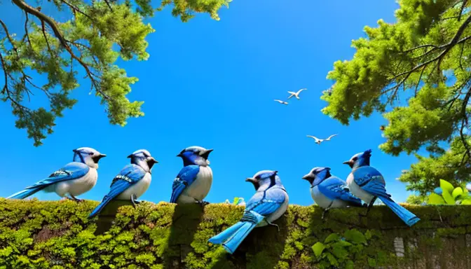 The Playful Blue Jays
