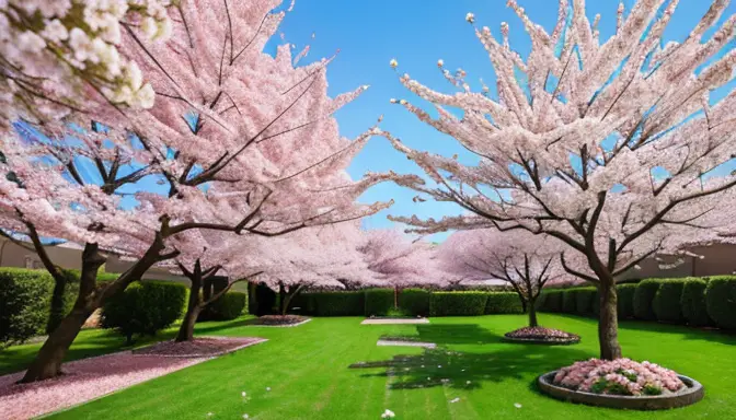 Mini Cherry Blossom Tree: A Delicate Beauty
