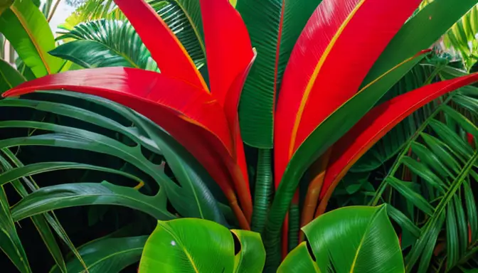 Red Abyssinian Banana Tree: A Tropical Delight