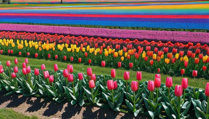 Different Colors of Tulips: A Rainbow of Blooms