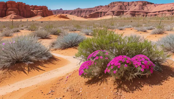 Fiery Blooms: Desert Paintbrush