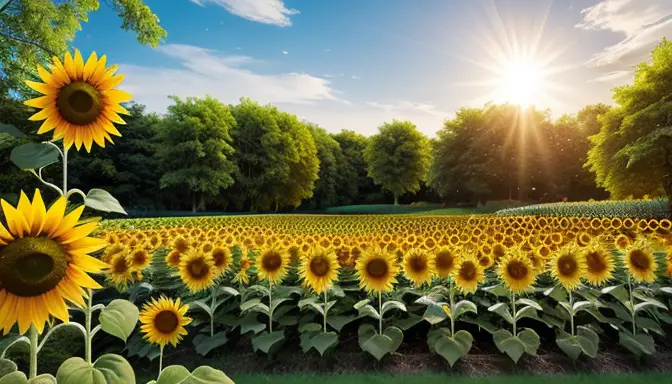 Sunflower Circle Garden: Embracing the Sun